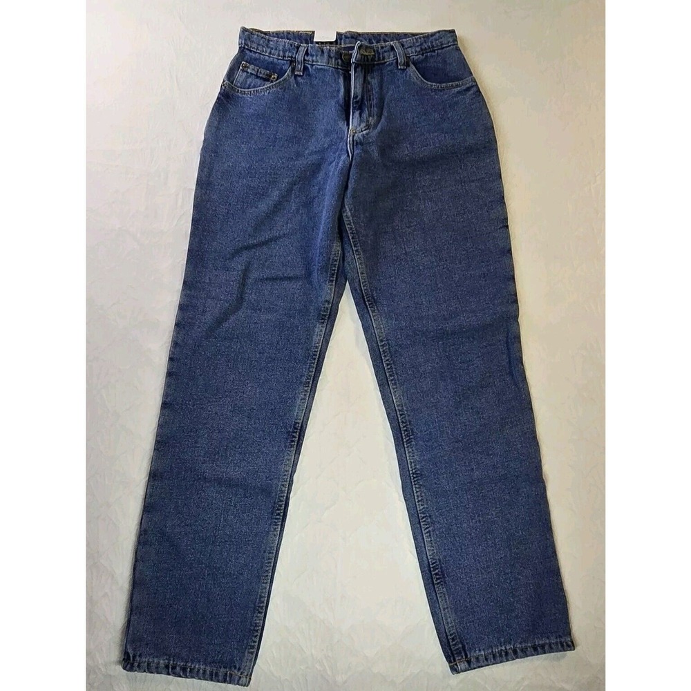 Full Blue FB Women Size 10 x 31 Flannel Lined Straight Leg‎ Blue Jeans Gorpcore